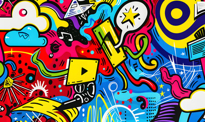 graphic backgrounds related to technology, communication, and the internet