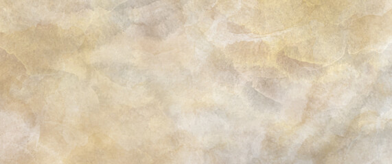 Vector watercolor art background. Old paper. Marble. Stone. Beige watercolour texture for cards, flyers, poster, banner. Stucco. Wall. Brushstrokes and splashes. Painted template for design.