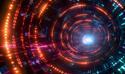 Obraz premium graphic backgrounds related to technology, communication, and the internet