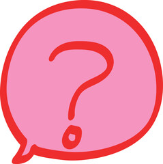 Hand-Drawn Question Mark Icon