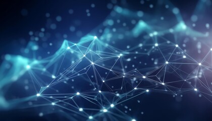 Obraz premium Abstract network information web science technology data center fiber optic cable 5G connect , generated by AI. High quality photo