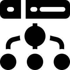 server icon. vector glyph icon for your website, mobile, presentation, and logo design.