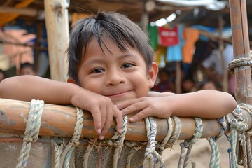 Portrait of a smiling boy