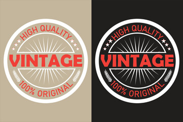 Modern vintage t shirt design.