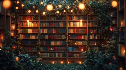 Magical Enchanted Library - Generative AI