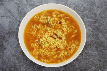 Spicy Ramyeon, Korean Noodles Soup