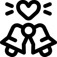 bell icon. vector line icon for your website, mobile, presentation, and logo design.