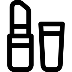 lipstick icon. vector line icon for your website, mobile, presentation, and logo design.