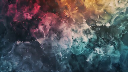 Abstract Art: Colorful Swirls