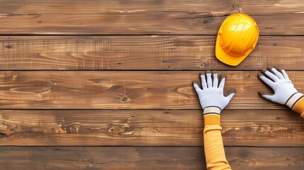 Carpenter working on a wooden barn door, with sliding hardware and rustic appeal, illustrating functional design