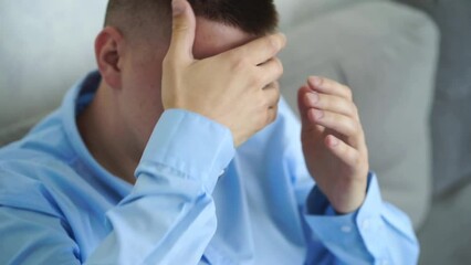 Traumatic brain injury in a man.
Headache.
Pain in the back of the head.
Migraine, headache, blood pressure