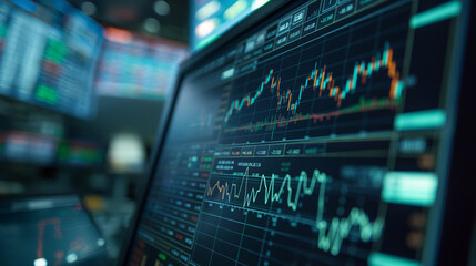 Multiple screens on a monitor