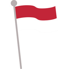 Indonesia Flag Vector Illustration