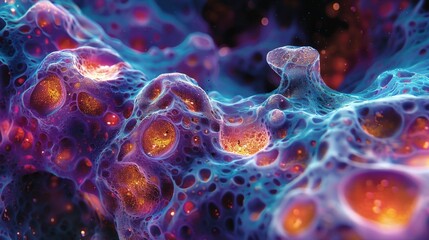 A phase-contrast micrograph of osteochondral progenitor cells within the periosteum, demonstrating their multipotent differentiation potential and role in