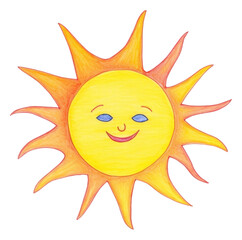 PNG Sun drawing sky anthropomorphic.