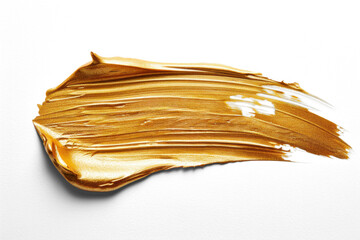 Gold Paint Brush Stroke