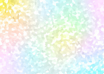 虹色のキラキラ背景