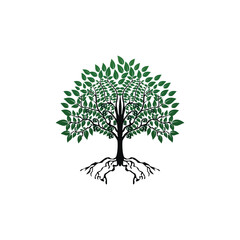 logo illustration color full vector