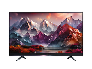 lcd tv television isolated