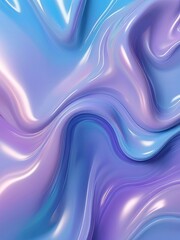 Obraz premium 3D Neon Holographic Abstract Wallpapers