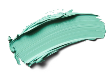 Green Paint Smear Brush Stroke