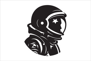 Blast Off into Space: Chic Astronaut T-Shirt Design