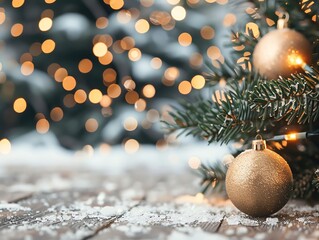 Festive look at a holiday market, showcasing engaging visuals and lively energy, close up, celebration theme, vibrant, overlay, with a backdrop of twinkling lights and decorations