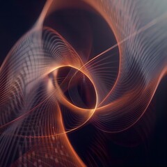 Perfect and magical Lissajous curve, illustration, 8K resolution, high definition, soft light, best picture quality, high quality, high detail