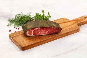 Delicous tasty dry pork jerky