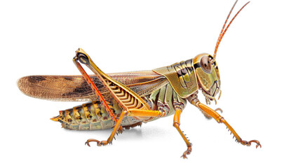Grasshopper on Transparent Background