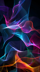 Energy waves, sound or music abstract concept