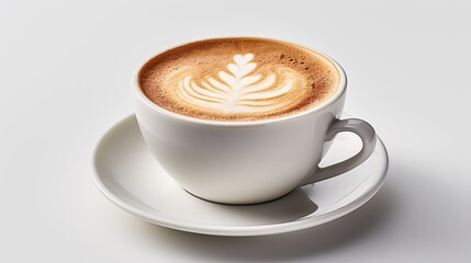 Cappuccino with Leaf Design