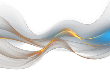 Fototapeta premium PNG Abstract flowing light waves