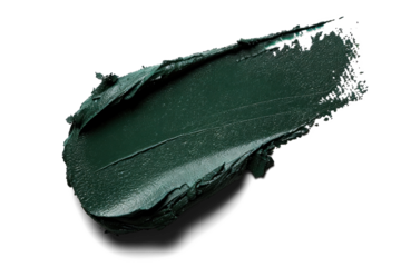 Dark Green Paint Smear