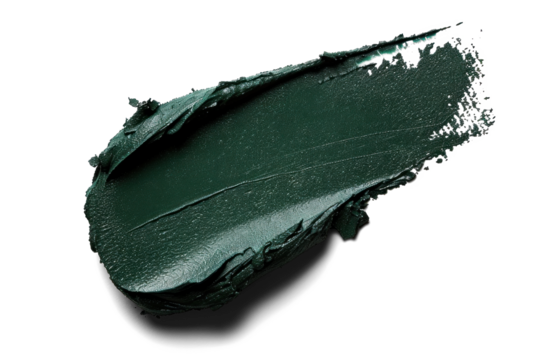 Dark Green Paint Smear