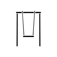 Swing. Single icon. Vector illustration.