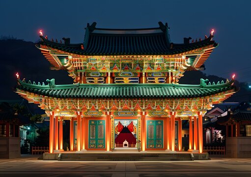 Chinese traditional architecture courtyard