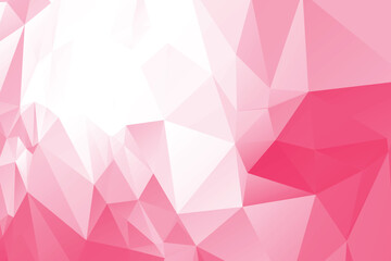Obraz premium Modern shiny pink polygonal background