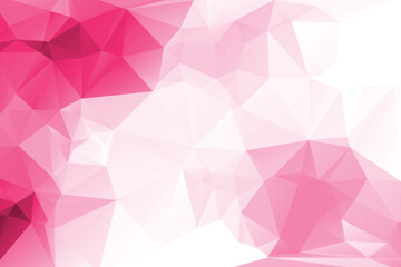 Modern shiny pink polygonal background