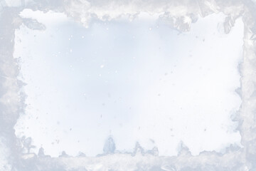PNG Icy frost crystal border backgrounds light reflection
