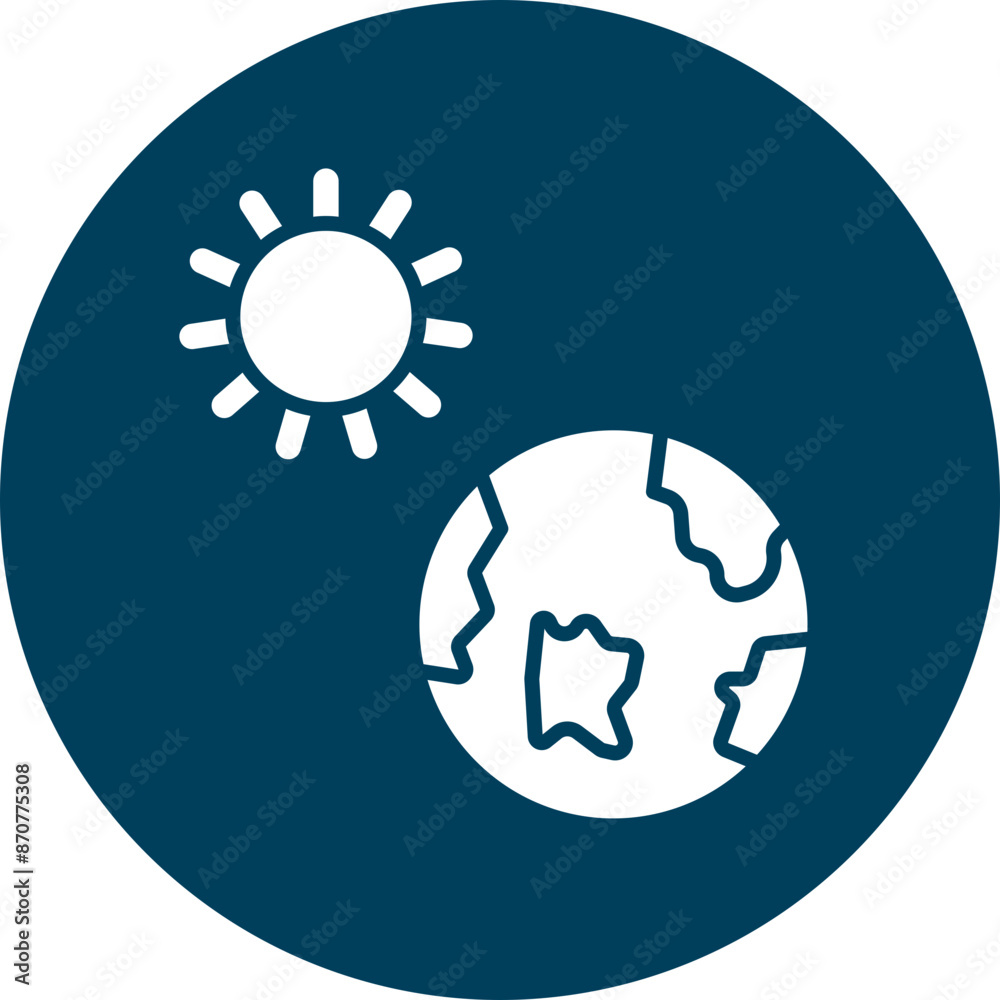 Sticker 879-greenhouse effect