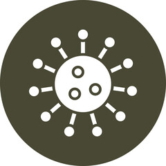 Infection  Glyph Circle Icon