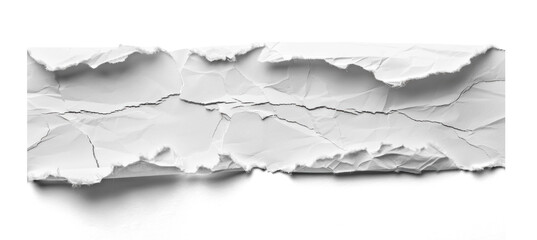 Fototapeta premium Ripped and Crumpled Paper Texture