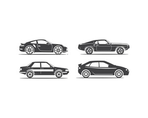 Car silhouette vector