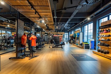 Modern Sports Store Interior