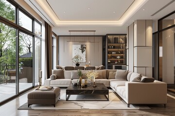 Fototapeta premium modern living room