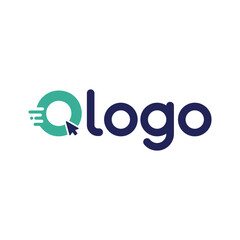 Modern Q letter logo design vector for business and company