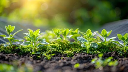 Sustainable Energy Conference with Experts Discussing Solar Panel Innovations