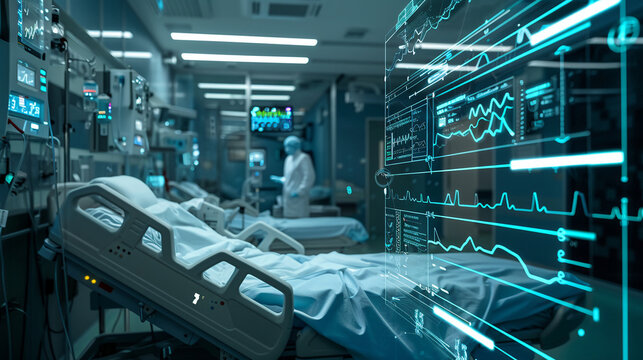 AI networks for monitoring ICU patients continuously.