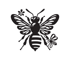 bee clipart vector design,awesome hiking svg,high resolution printable hiking atwork